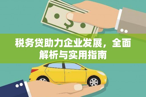 横沥税务贷助力企业发展，全面解析与实用指南