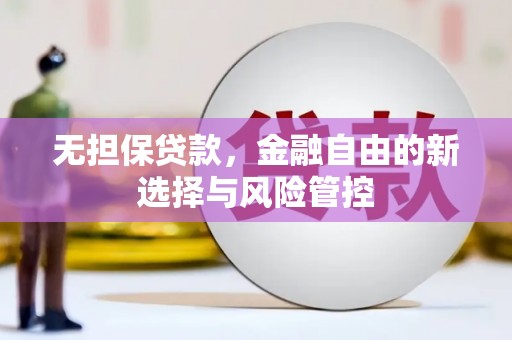 横沥无担保贷款，金融自由的新选择与风险管控