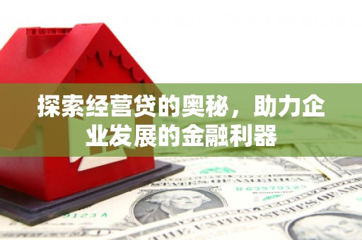 横沥探索经营贷的奥秘，助力企业发展的金融利器