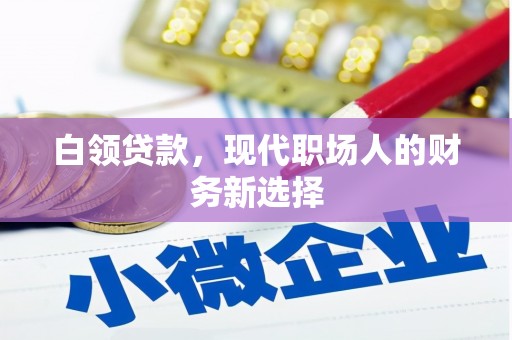 横沥白领贷款，现代职场人的财务新选择