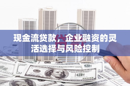 横沥现金流贷款，企业融资的灵活选择与风险控制