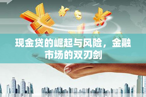 横沥现金贷的崛起与风险，金融市场的双刃剑