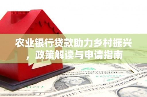 横沥农业银行贷款助力乡村振兴，政策解读与申请指南