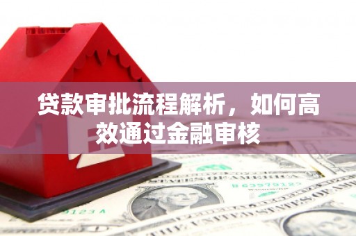 横沥贷款审批流程解析，如何高效通过金融审核