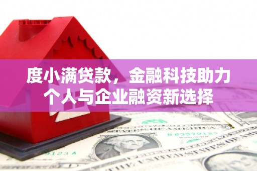 横沥度小满贷款，金融科技助力个人与企业融资新选择