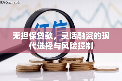 横沥无担保贷款，灵活融资的现代选择与风险控制