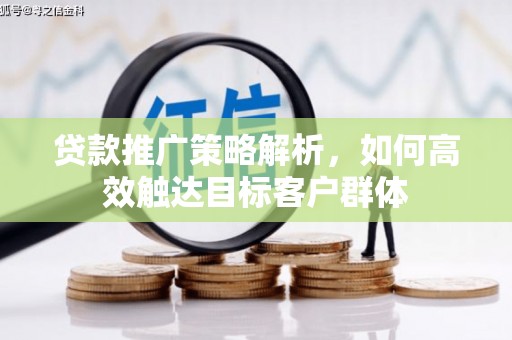 横沥贷款推广策略解析，如何高效触达目标客户群体
