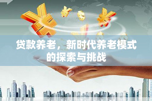 横沥贷款养老，新时代养老模式的探索与挑战