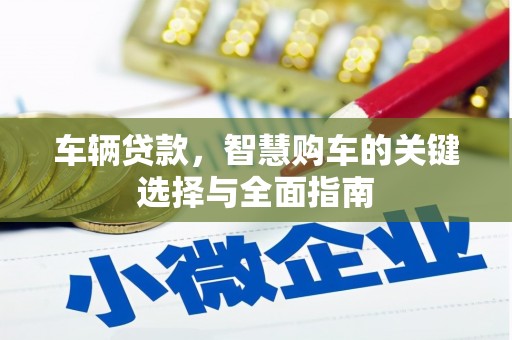横沥车辆贷款，智慧购车的关键选择与全面指南