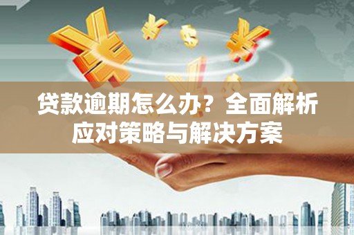 横沥贷款逾期怎么办？全面解析应对策略与解决方案