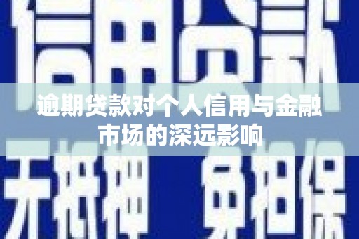 横沥逾期贷款对个人信用与金融市场的深远影响