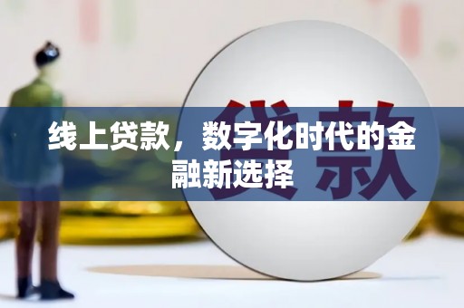 横沥线上贷款，数字化时代的金融新选择