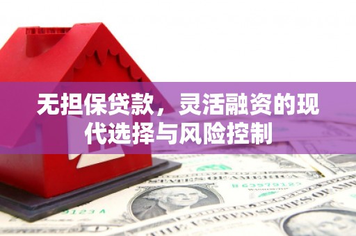 横沥无担保贷款，灵活融资的现代选择与风险控制