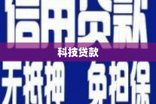 横沥科技贷款