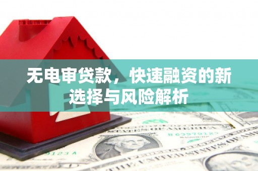 横沥无电审贷款，快速融资的新选择与风险解析