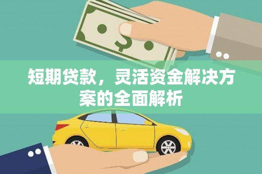 横沥短期贷款，灵活资金解决方案的全面解析