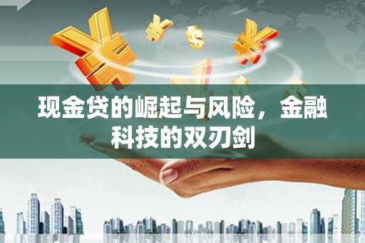 横沥现金贷的崛起与风险，金融科技的双刃剑