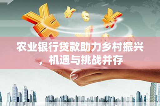 横沥农业银行贷款助力乡村振兴，机遇与挑战并存