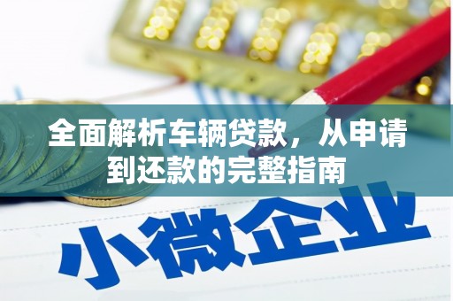 横沥全面解析车辆贷款，从申请到还款的完整指南