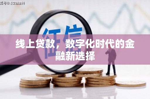 横沥线上贷款，数字化时代的金融新选择