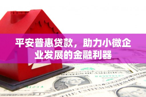 横沥平安普惠贷款，助力小微企业发展的金融利器
