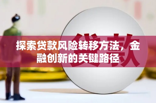 横沥探索贷款风险转移方法，金融创新的关键路径