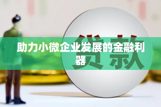 横沥助力小微企业发展的金融利器