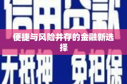 横沥便捷与风险并存的金融新选择