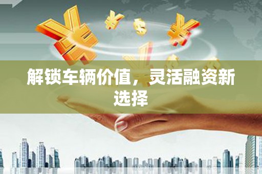 横沥解锁车辆价值，灵活融资新选择