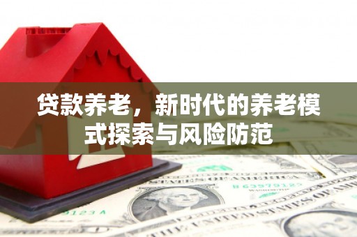 横沥贷款养老，新时代的养老模式探索与风险防范