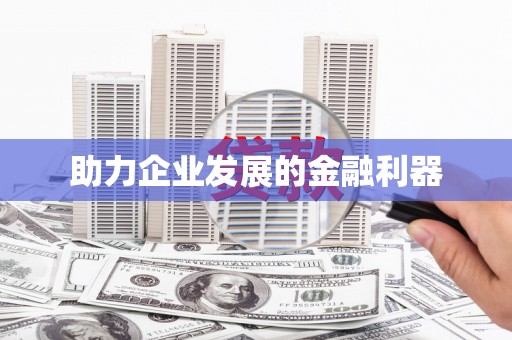 横沥助力企业发展的金融利器