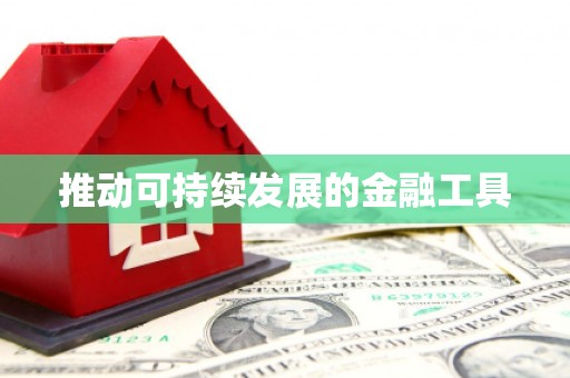 横沥推动可持续发展的金融工具