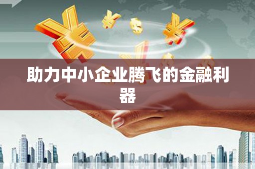 横沥助力中小企业腾飞的金融利器
