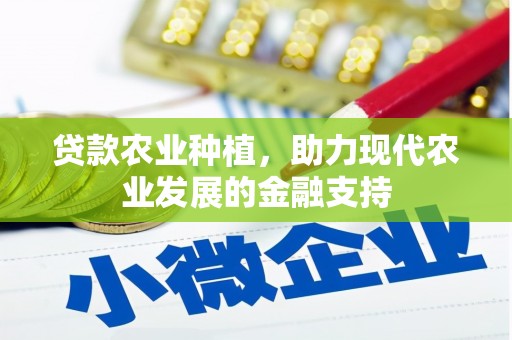 横沥贷款农业种植，助力现代农业发展的金融支持