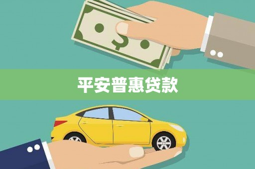横沥平安普惠贷款